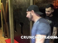 Max Plowed No Condom In Backroom In Gloryhole By Ricky Rock Hard And Jess Royan