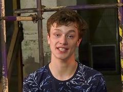 Bound twink endures extreme stretching and buttplay