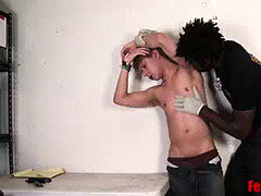 black Cop power Fucks teenager Felon