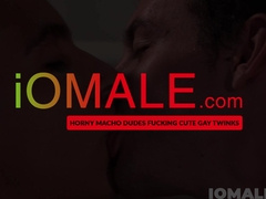 Italo Von Newer hops on for a hardcore raw ride on Dave Andrews cock