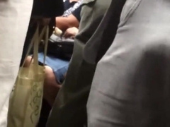Hunk with a Big Bulge in Metro: Amateur Outdoor Adventure