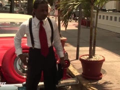 Rock Rockafella Wanks that Xxl Black Chisel For the Aficionados