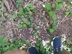 Outdoor Piss&wank&cum