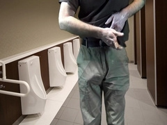 Risky Public Masturbation In Toilets
