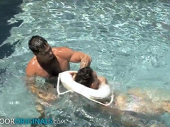 Sexy Stranger Barebacks Lifeguard For Saving His Life