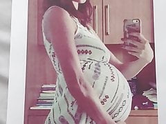 Pregnant Daniela takes a load