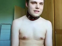 Anal Chastity: Ass-to-Mouth BDSM with a Twink Amateur