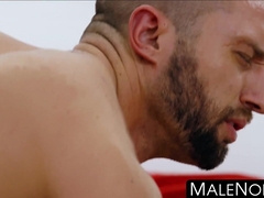 MaleNoir.com - Handsome black lover sticks his big dick in lazy white bottom hard and deep