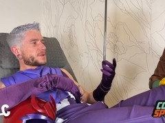 Amateur rimming, gay rimming, halloween costume