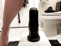 Riding Modified Mr. Hankey's "Solotok XXL" Plug DEEP