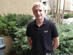 Gay boi Kevin is such a slut for this black knob