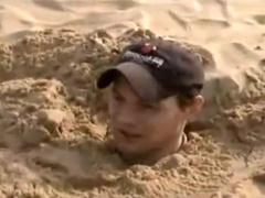 Buried in the sand