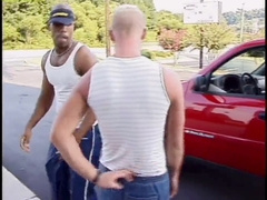 Black muscles, big black cock gay, wolf