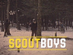 Thin super-cute virgin used and plumbed by draped scout leader