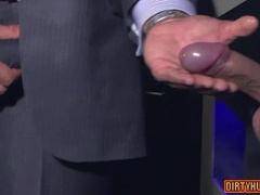 Watch this hot muscle ass fuck and take a cumshot in this wild anal orgy!