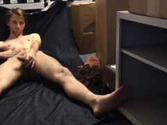 I duck into an unused bedroom at work. I drill one out.