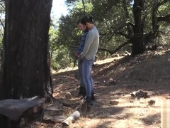 Big stiff arab cock Ali hammering hard outdoor at Alexander