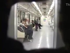 Korean BLOW-JOB on Subway with Riders Introduce