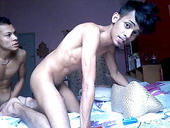 Skinny, gay fuck, faggot