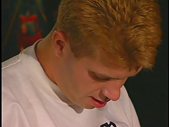 Horny man banged in the pool room