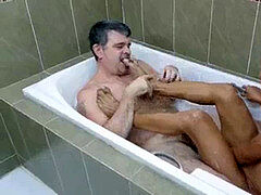 daddy Mike jams his big dong up cute Asian twink Alex