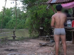 Outdoor Behind My Friend