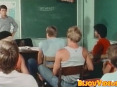 Vintage gay studs fucking bareback until hot cum erupts