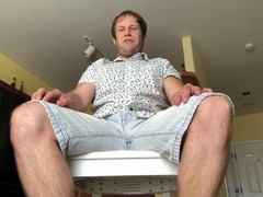 Abasement and foot worship with gay domination featuring Adam Castle