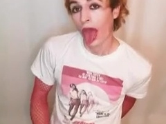 Jaw-Dropping Femboy with a Gigantic Humungous Pink Cigar