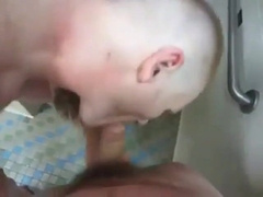sucking off a stranger in mens shower 123