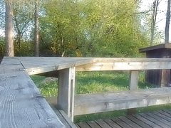 BIG ASS STRIP N  TEASE SPREAD WIDE OPEN SHAKE PAWG  OUTDOORS