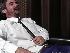 Hunk licks and sucks toes with passion