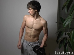 John Tremont shows his impressive fucking muscles today