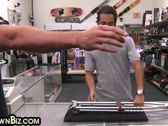 Str8 Customer Fucked By Gay Boss In Office In Asshole