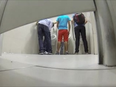 studs caught having romp in a public rest room