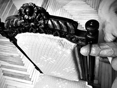 Guy jerks off on a vintage chair and cums on himself at the end - Promo