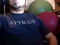 Bear sexy eyes stroking