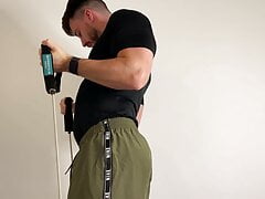 Macrophilia - ass slave brought to the gym