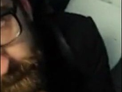 Hot bearded guy sucking guy in public restroom 8