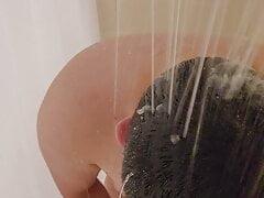 WOW! Straight Big Cock Twink Anal toy Play With Hot Cum Shower