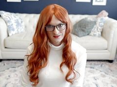 Sissy Femboy School Girl Fucks Her Tight Ass