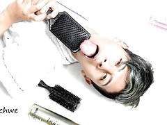 A badly arranged hair