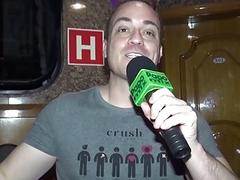 Reporter gets naked to get a news scoop