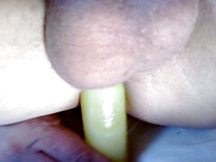 Close up anal masturbation with my toy