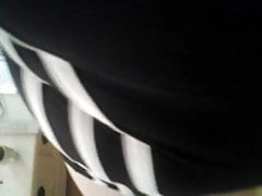 Me in Adidas women's sports swimsuits white stripes part 4