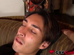 Cock slurping session with some thirsty guys that love it