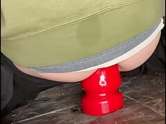Stretching out my ass cunt fuck hole while I make a fire