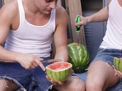 Big load, ball deep, same time