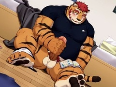 Gay game, unshaved, asian