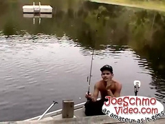 Hanging out with the boys at the lake can be so much fun